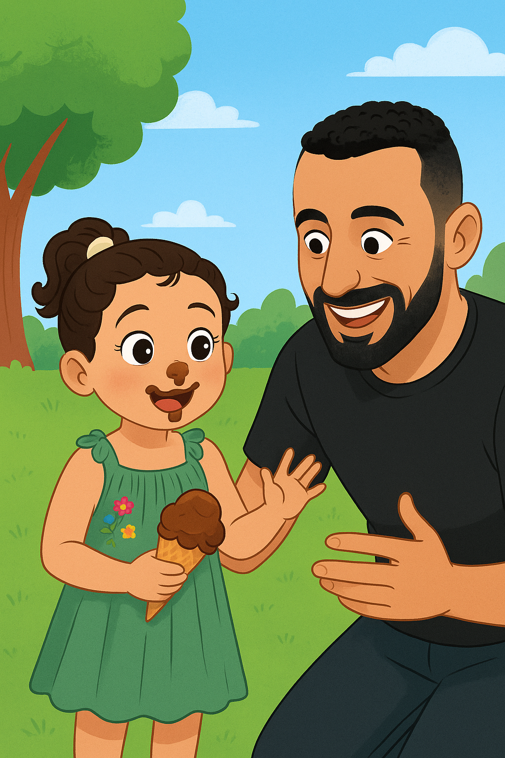 لولي في الحديقة